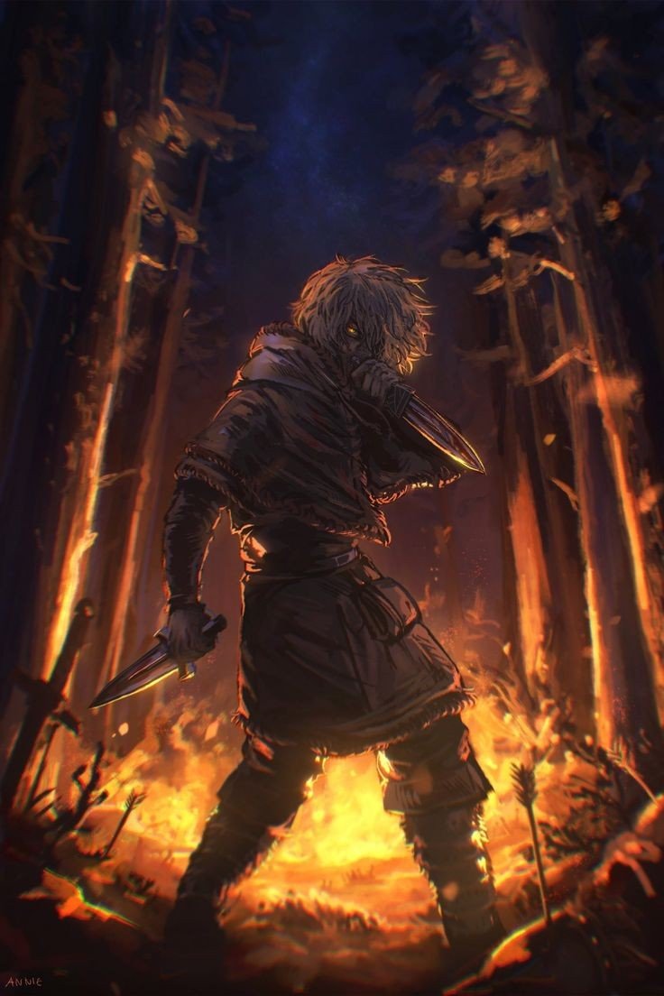 Thorfinn fan art wallpaper