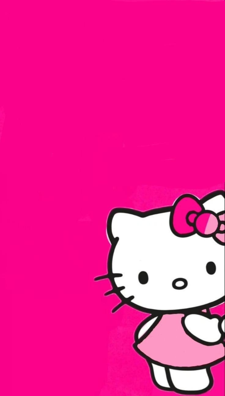 pink hello kitty wallpaper 1